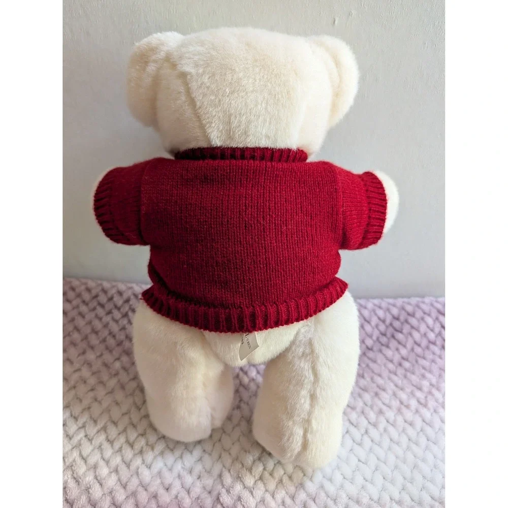 Vintage Ralph Lauren Polo Bear 1999 Red‎ Snowflake Sweater Polo 2000 Plush 17